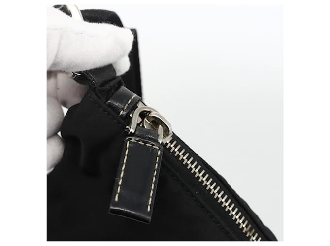 PRADA Shoulder Bag Nylon Black Silver - vista 10