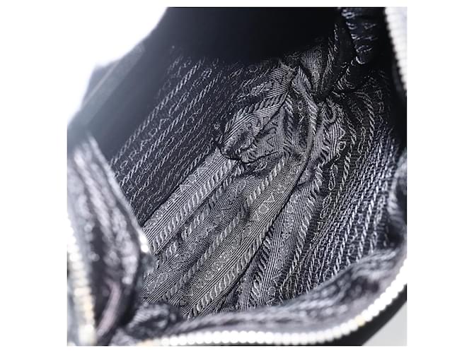 PRADA Shoulder Bag Nylon Black Silver - vista 11