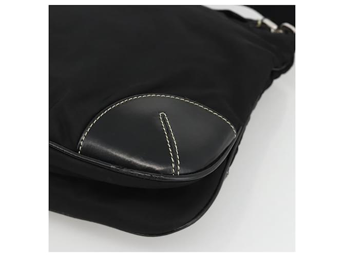 PRADA Shoulder Bag Nylon Black Silver - vista 14
