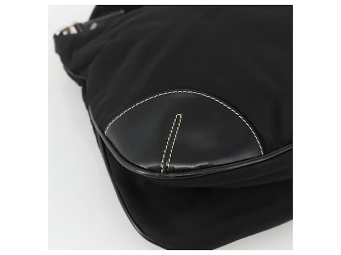 PRADA Shoulder Bag Nylon Black Silver - vista 15
