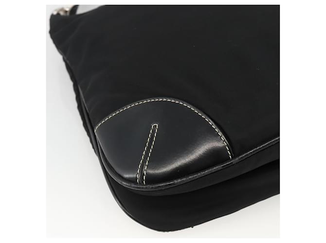 PRADA Shoulder Bag Nylon Black Silver - vista 17