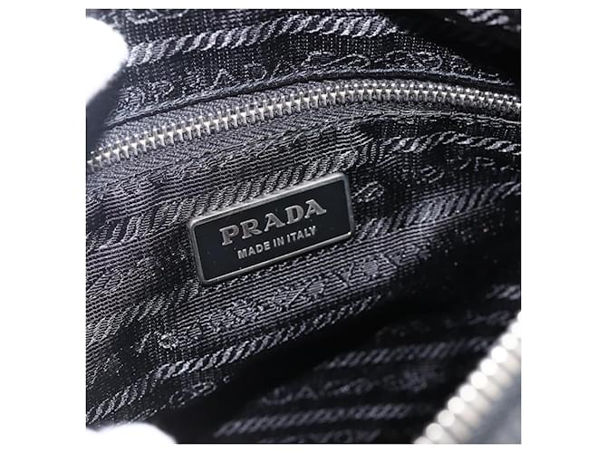 PRADA Shoulder Bag Nylon Black Silver - vista 19