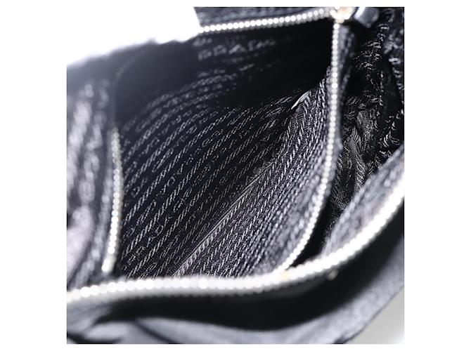 PRADA Shoulder Bag Nylon Black Silver - vista 23