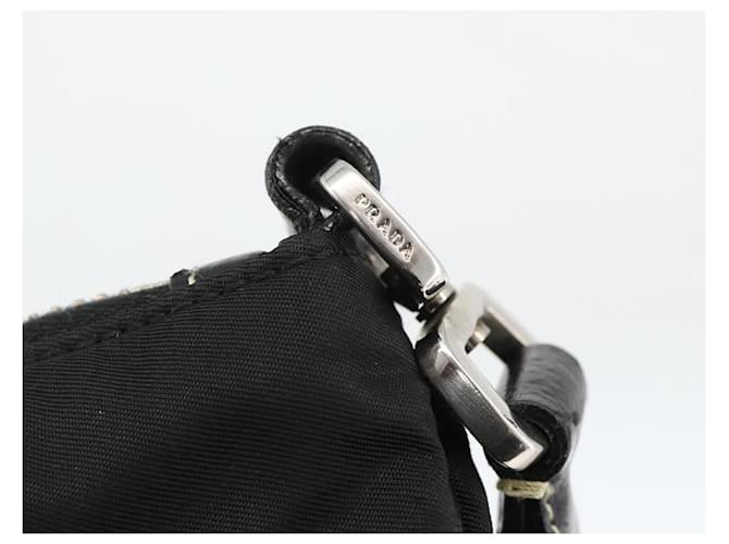 PRADA Shoulder Bag Nylon Black Silver - vista 9