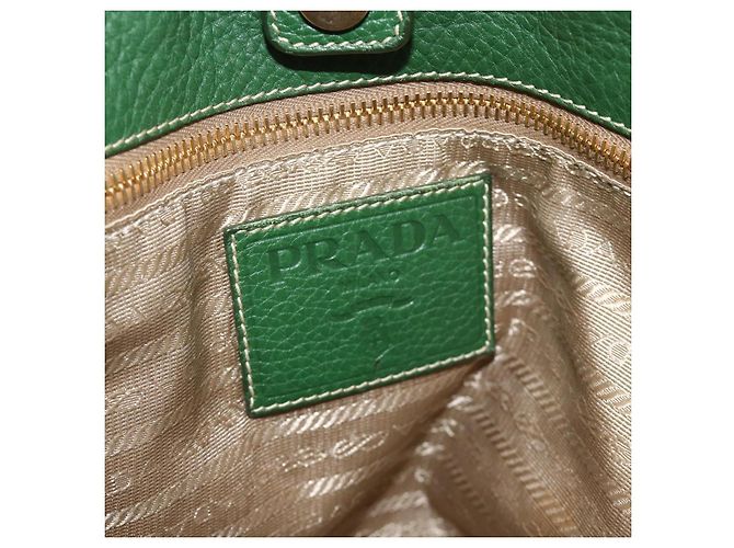 PRADA Tote Bag Canvas 2way Beige Gold - vista 19