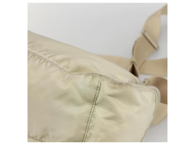 PRADA Shoulder Bag Nylon Ivory Silver - vista 15