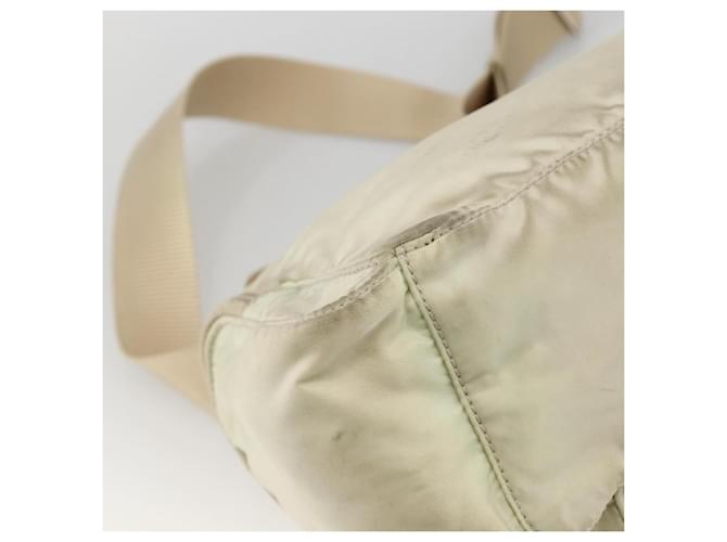 PRADA Shoulder Bag Nylon Ivory Silver - vista 16