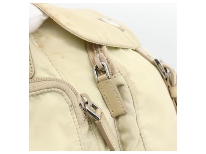 PRADA Shoulder Bag Nylon Ivory Silver - vista 18