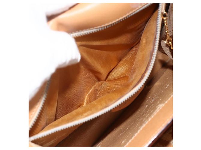 Céline CELINE Macadam Canvas Hand Bag PVC Beige Gold - vista 24