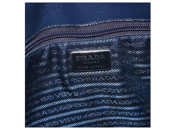 PRADA Tote Bag Harako leather Navy - vista 17