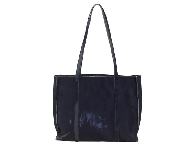 PRADA Tote Bag Harako leather Navy - vista 2