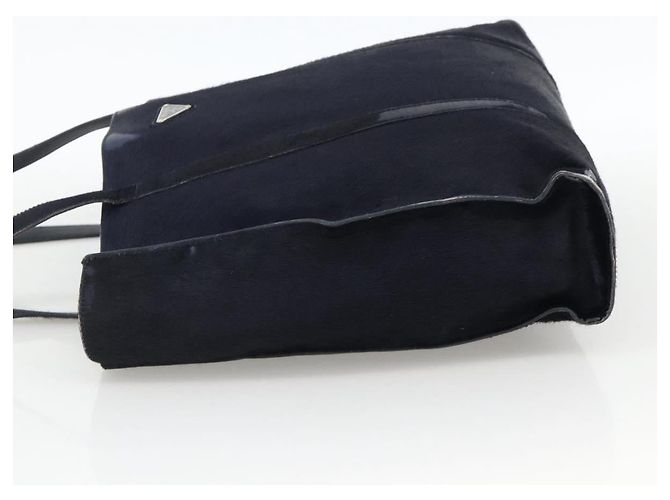 PRADA Tote Bag Harako leather Navy - vista 3