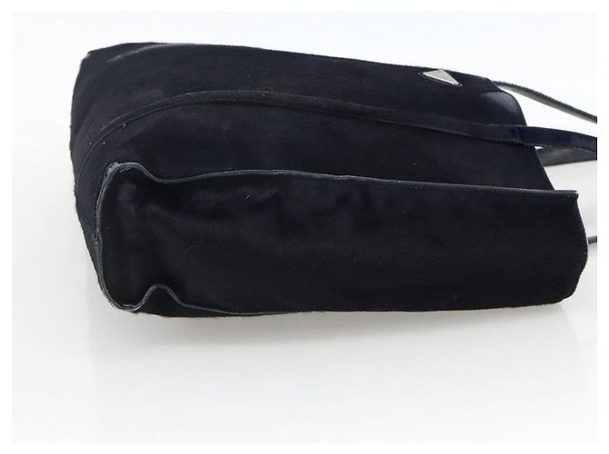 PRADA Tote Bag Harako leather Navy - vista 4