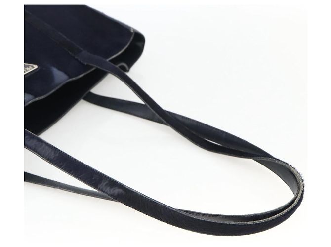 PRADA Tote Bag Harako leather Navy - vista 7