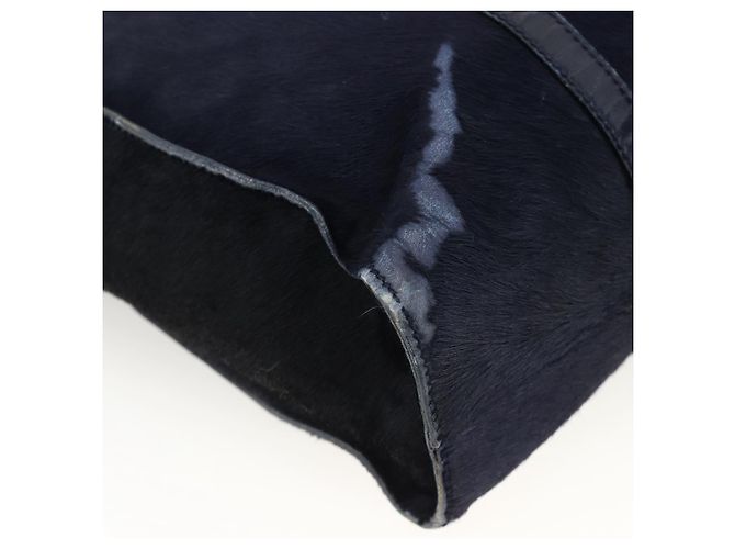 PRADA Tote Bag Harako leather Navy - vista 9