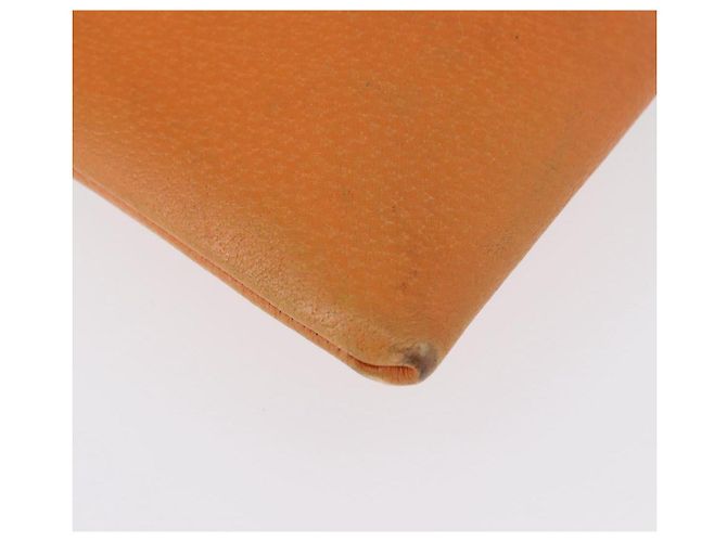 PRADA Tote Bag Canvas Leather Beige Orange Silver - vista 15