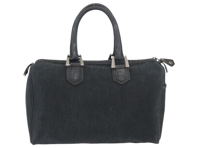 Christian Dior Trotter Canvas Hand Bag Black - vista 2