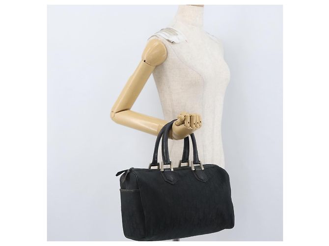 Christian Dior Trotter Canvas Hand Bag Black - vista 21