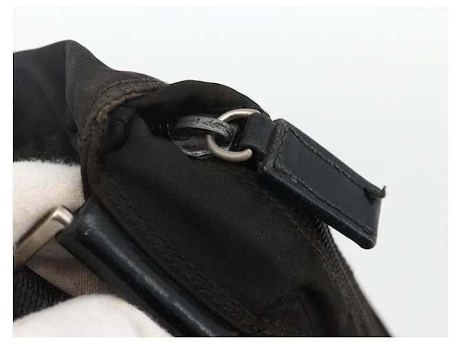 PRADA Shoulder Bag Nylon Black Silver - vista 10