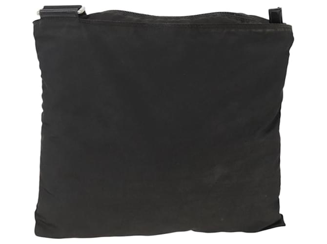 PRADA Shoulder Bag Nylon Black Silver - vista 2