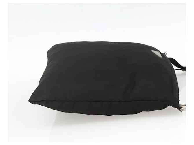 PRADA Shoulder Bag Nylon Black Silver - vista 4