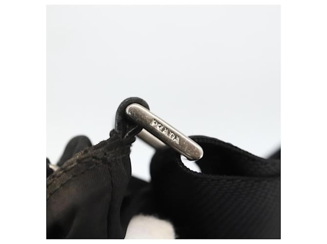 PRADA Shoulder Bag Nylon Black Silver - vista 9