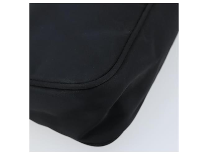 PRADA Hand Pouch Bag Nylon Black Silver - vista 16