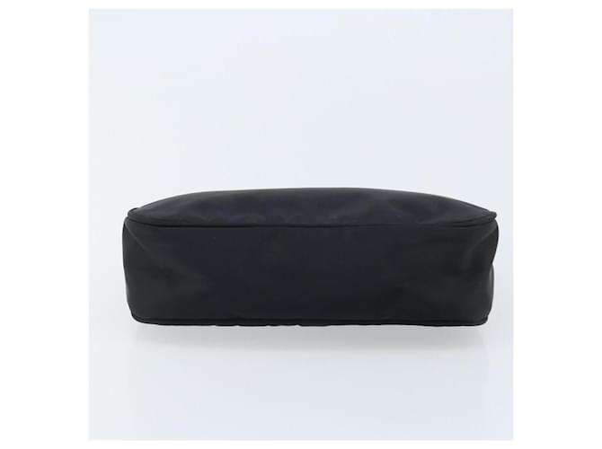 PRADA Hand Pouch Bag Nylon Black Silver - vista 5