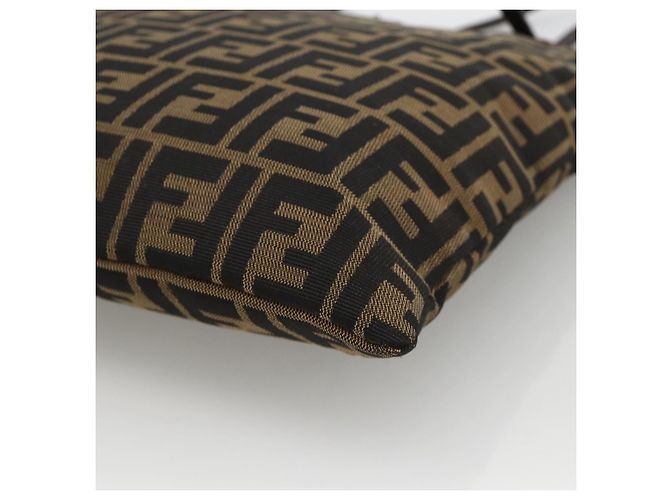 FENDI Zucca Canvas Tote Bag Black Brown - vista 17