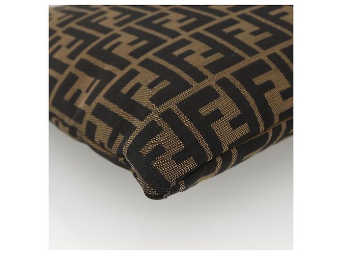 FENDI Zucca Canvas Tote Bag Black Brown - vista 18