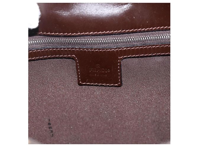 FENDI Zucca Canvas Tote Bag Black Brown - vista 19