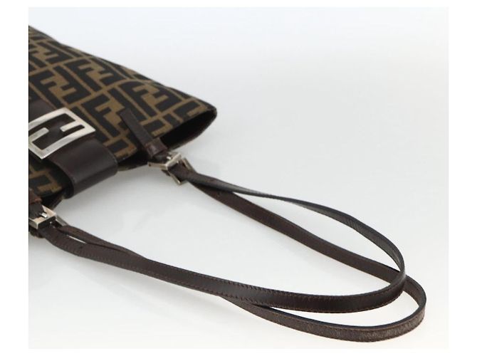 FENDI Zucca Canvas Tote Bag Black Brown - vista 7
