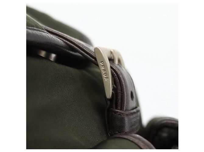 PRADA Rucksack Nylon Green Silver - Ansicht 10