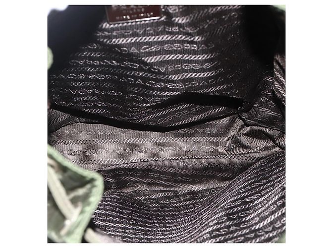 PRADA Rucksack Nylon Green Silver - Ansicht 11