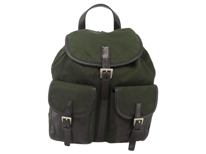 PRADA Rucksack Nylon Green Silver - Ansicht 13