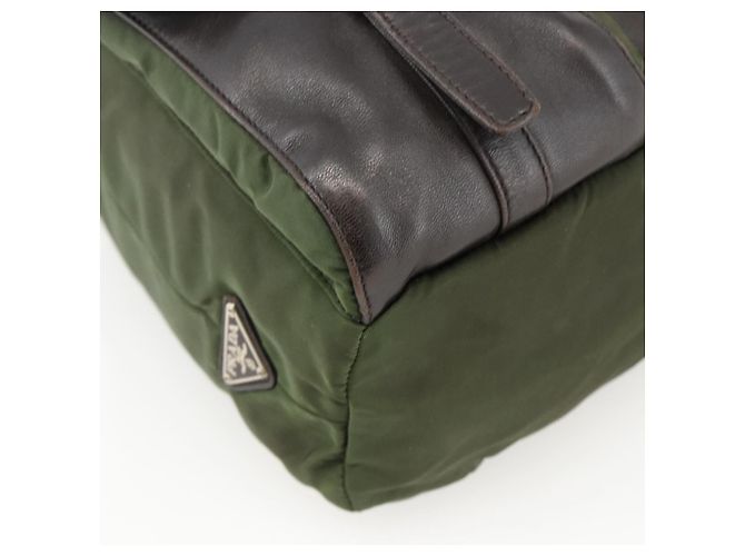PRADA Rucksack Nylon Green Silver - Ansicht 16
