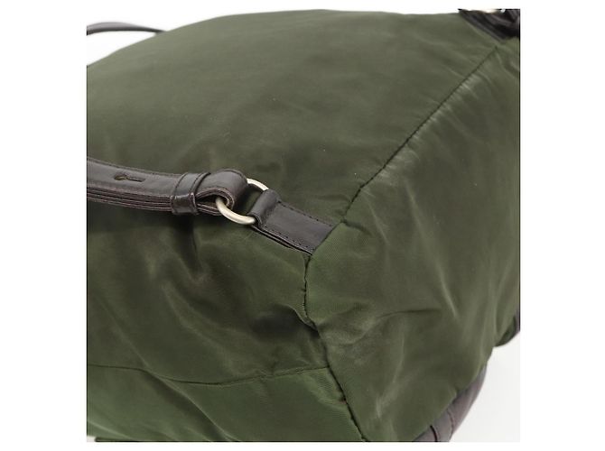 PRADA Rucksack Nylon Green Silver - Ansicht 18