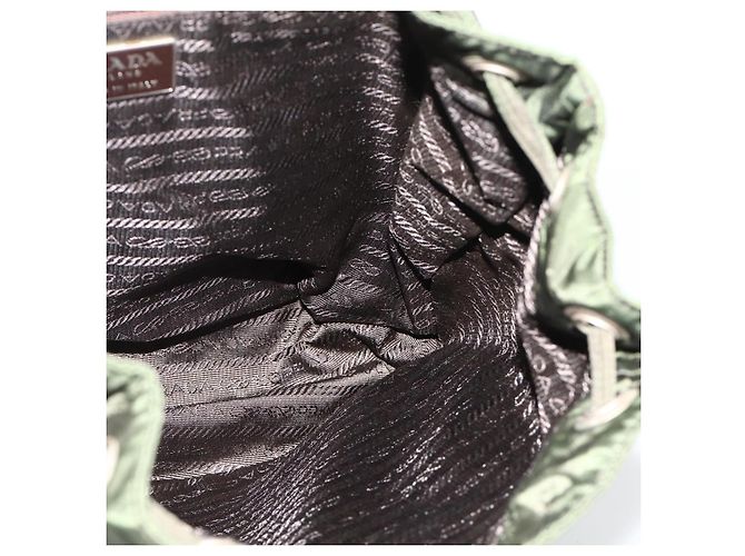 PRADA Rucksack Nylon Green Silver - Ansicht 21