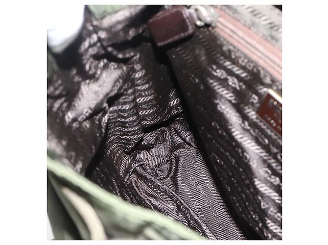 PRADA Rucksack Nylon Green Silver - Ansicht 22