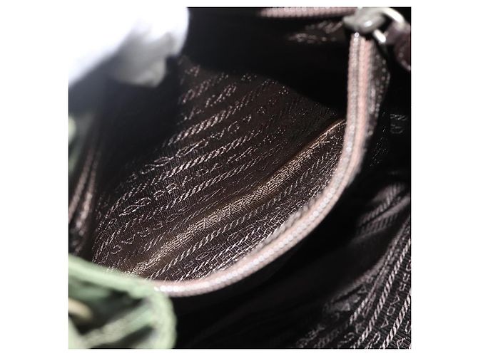 PRADA Rucksack Nylon Green Silver - Ansicht 24