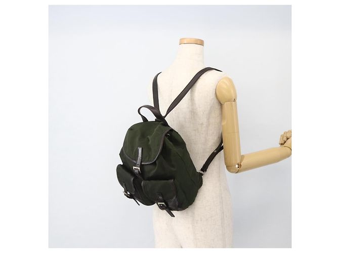 PRADA Rucksack Nylon Green Silver - Ansicht 26