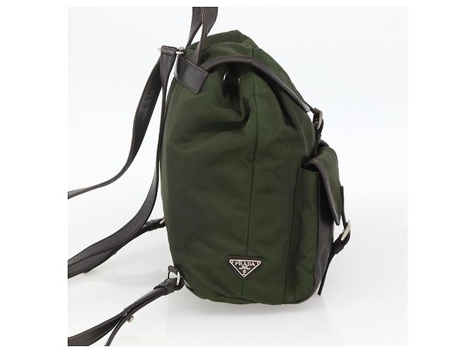 PRADA Rucksack Nylon Green Silver - Ansicht 3