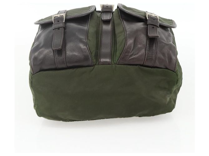 PRADA Rucksack Nylon Green Silver - Ansicht 5
