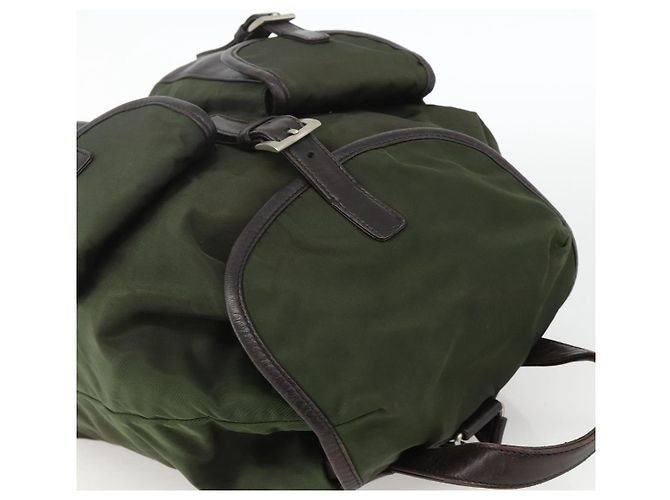 PRADA Rucksack Nylon Green Silver - Ansicht 6