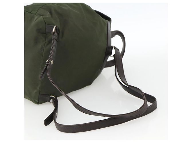 PRADA Rucksack Nylon Green Silver - Ansicht 8