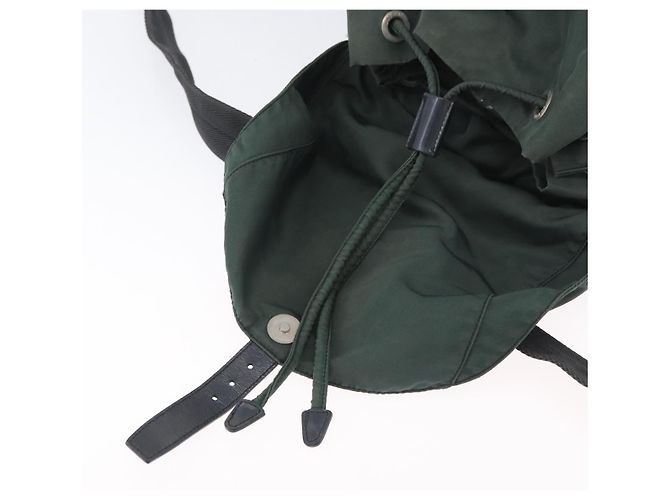 PRADA Rucksack Nylon Green Silver - Ansicht 25
