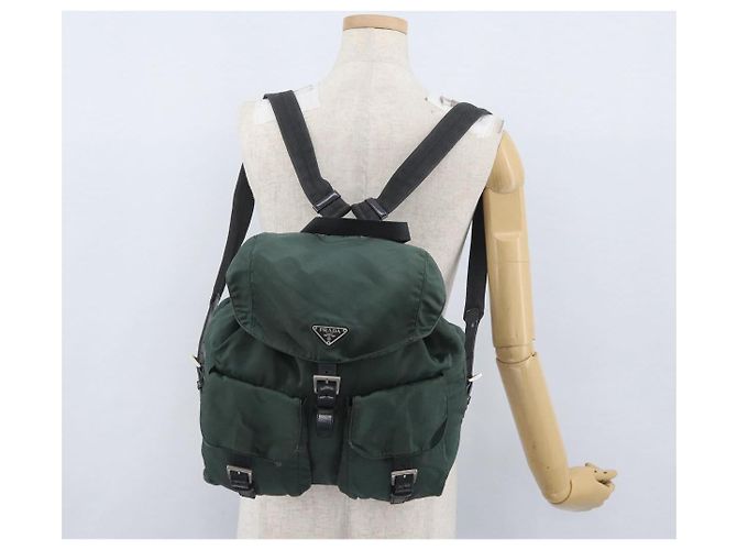 PRADA Rucksack Nylon Green Silver - Ansicht 33
