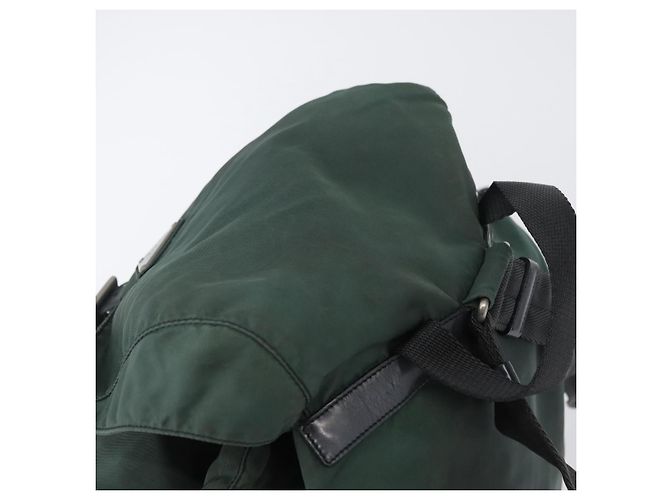 PRADA Rucksack Nylon Green Silver - Ansicht 6