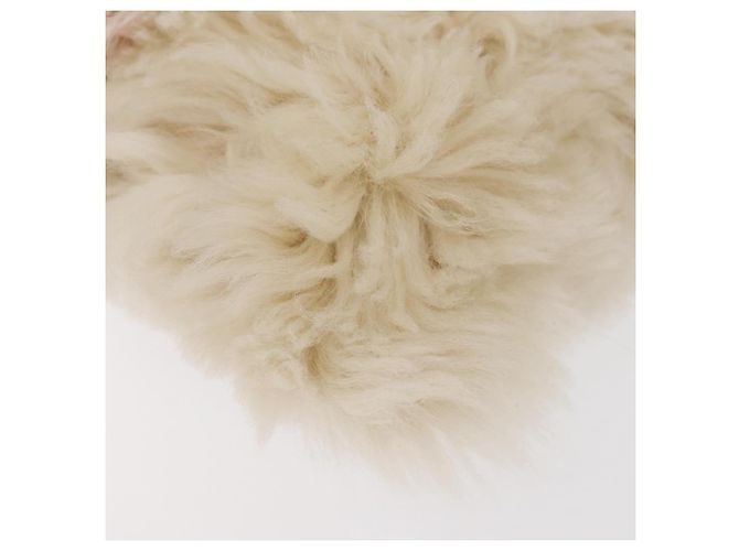 Miu Miu Chain Shoulder Bag Fur Pink Silver - vista 18