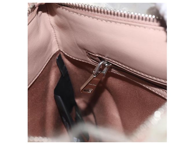 Miu Miu Chain Shoulder Bag Fur Pink Silver - vista 22